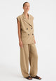 Brixton Vest_Biscuit
