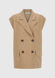 Brixton Vest_Biscuit