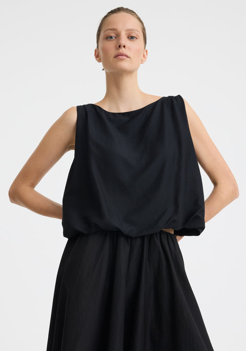 Celine Bubble Top_Black