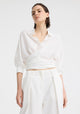 Celine Wrap Shirt_White