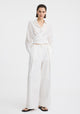 Celine Wrap Shirt_White