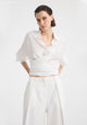 Celine Wrap Shirt_White