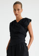 Celine Wrap Top_Black