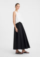 Coco Taffeta Skirt_Black