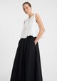 Coco Taffeta Skirt_Black