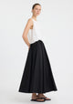 Coco Taffeta Skirt_Black
