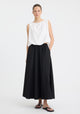 Coco Taffeta Skirt_Black