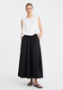 Coco Taffeta Skirt_Black