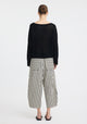 Elira Knit Boatneck Pullover_Black