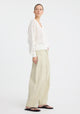 Elira Knit V-Neck Pullover_White