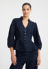 Hewitt Denim Top_Indigo