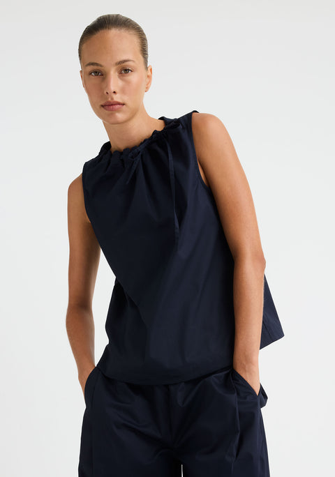 Maddison Tie Top_Navy