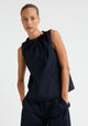 Maddison Tie Top_Navy