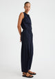 Maddison Tie Top_Navy