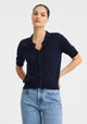 Micah Knit Cardigan_Navy