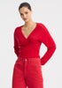Micah Knit Wrap Top_Poppy