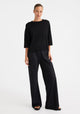 Nele Knit T-Shirt_Black