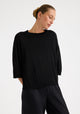 Nele Knit T-Shirt_Black