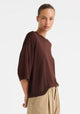Nele Knit T-Shirt_Espresso