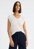 Odette Knit Vest_White