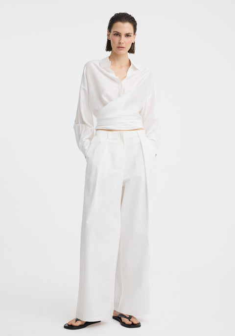 Serina Pant_White
