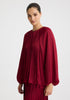 Vivienne Blouse_Burgundy
