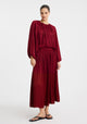 Vivienne Blouse_Burgundy