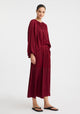 Vivienne Blouse_Burgundy