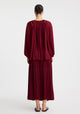 Vivienne Blouse_Burgundy