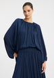 Vivienne Blouse_Navy