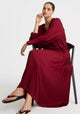 Vivienne Skirt_Burgundy
