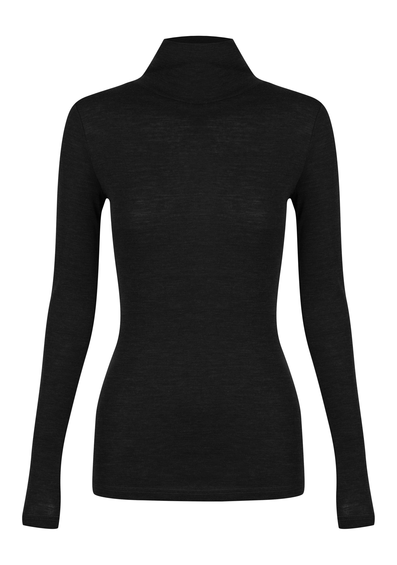 Morri Merino High Neck_Black