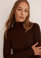 Morri Merino High Neck_Chocolate