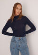 Morri Merino High Neck_Navy