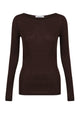 Morri Merino Round Neck_Chocolate