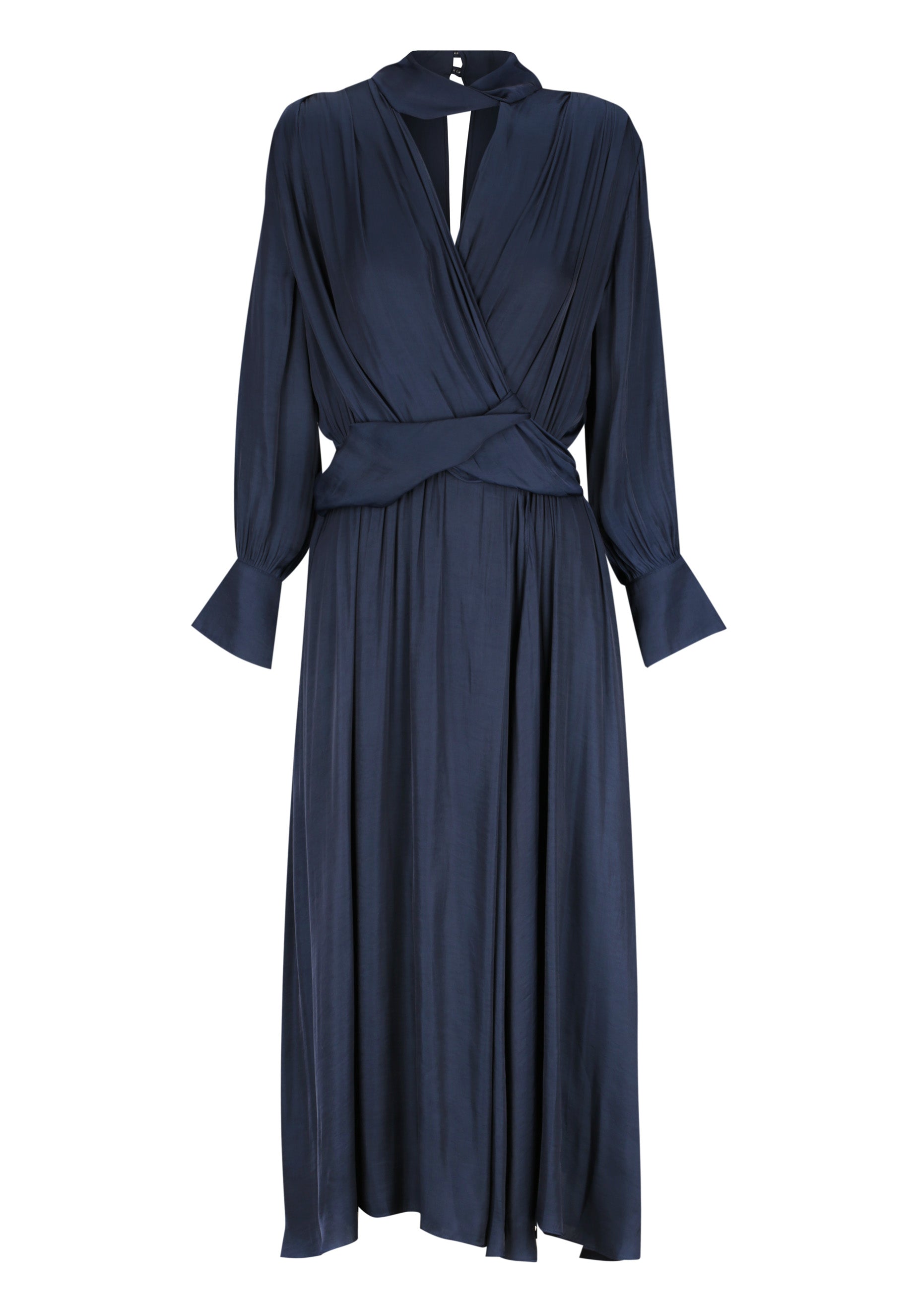 Oriana Midi Dress Navy – Morrison