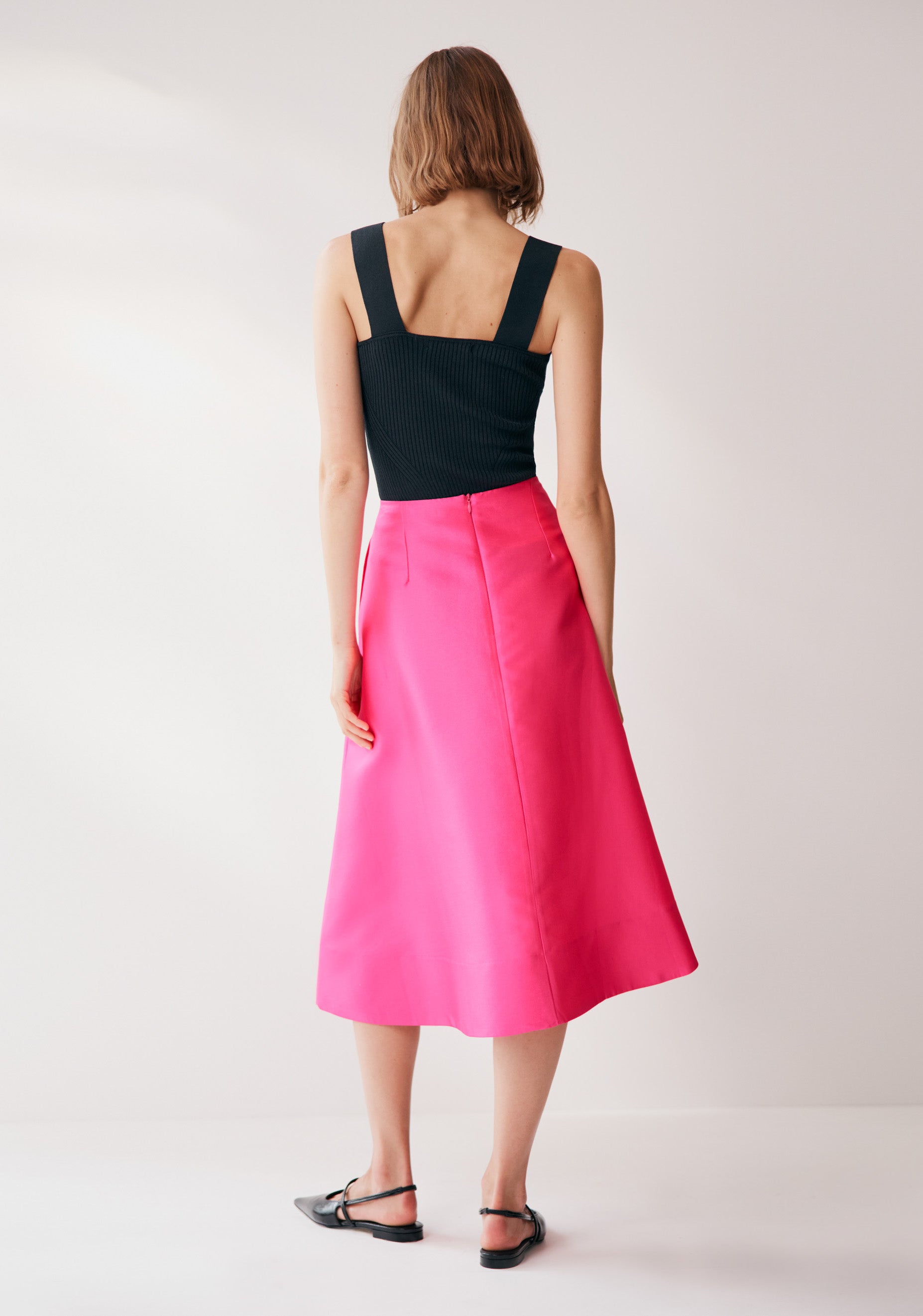 Pink midi 2025 skirt queen size