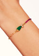 Poisson Bracelet_Wine Green Onyx