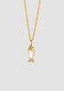 Poisson Long Necklace_Pearl