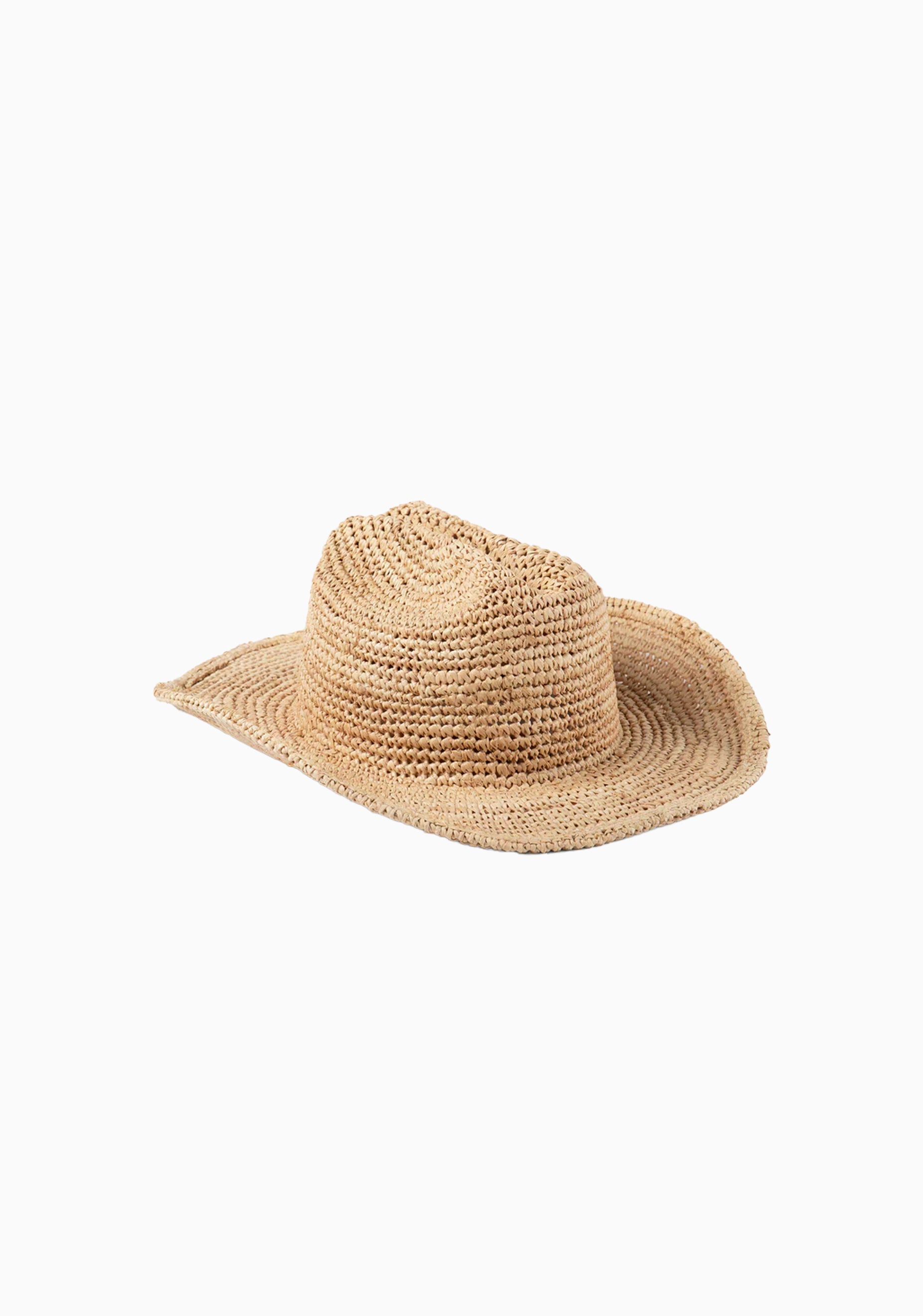 Raffia Cowboy Hat Natural Morrison