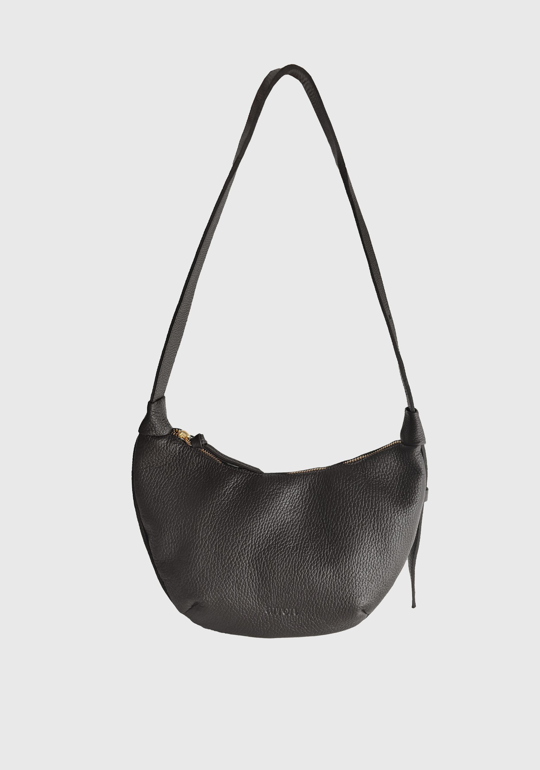 Crossbody Leather Bag_Black