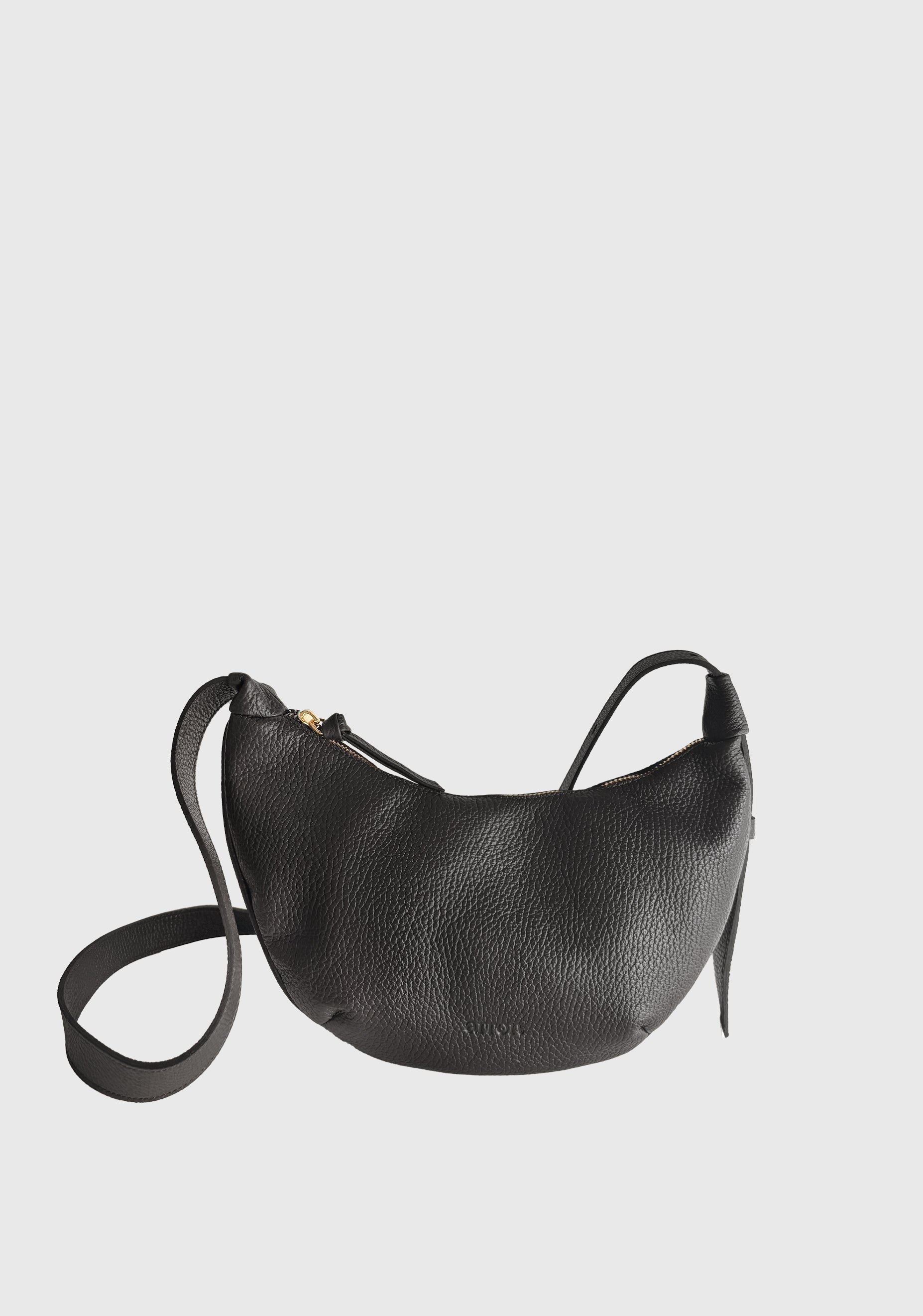 Crossbody Leather Bag_Black