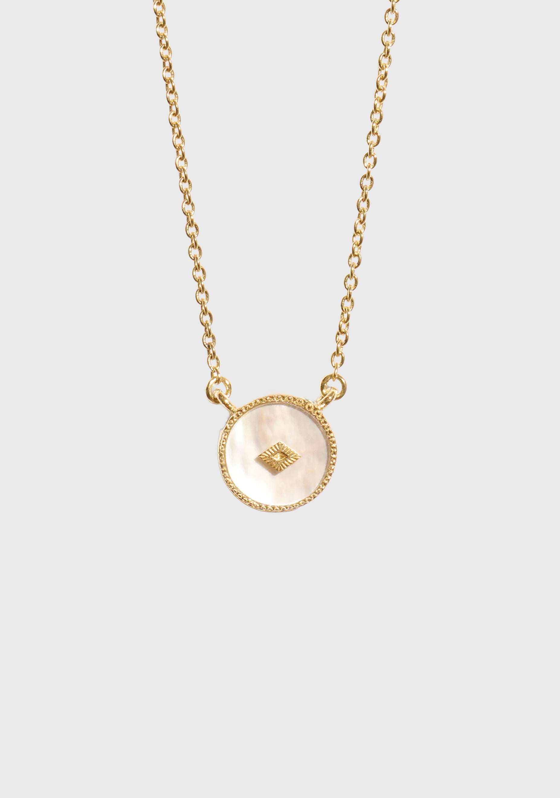 Sanja Necklace_Gold Pearl