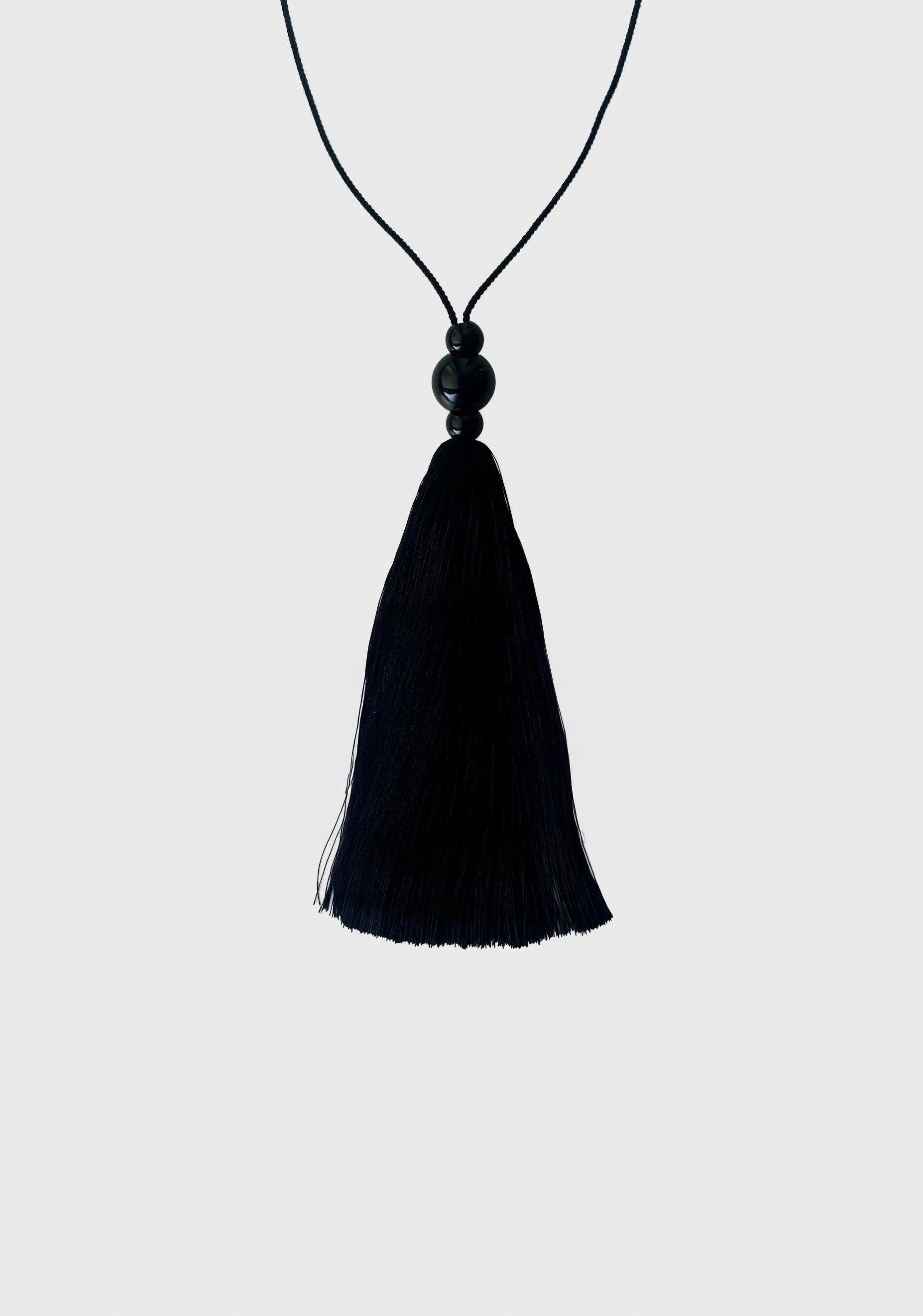 Tassel Necklace_Black