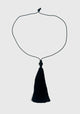Tassel Necklace_Black