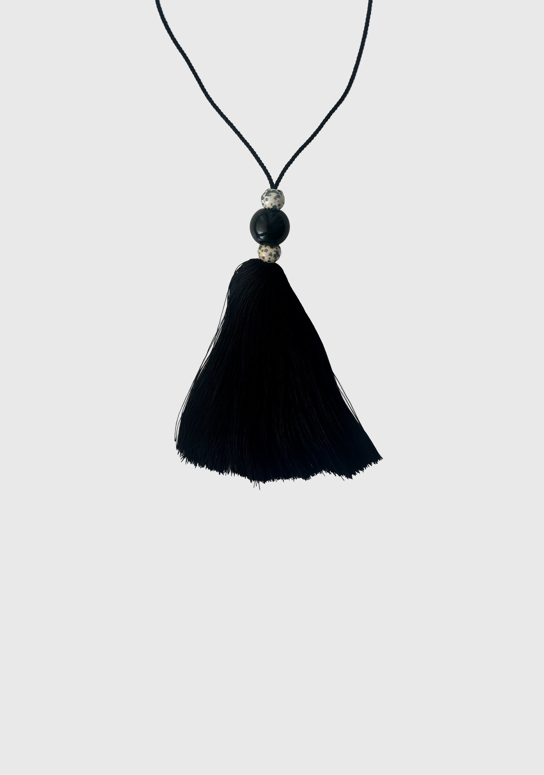 Tassel Necklace_Dalmation