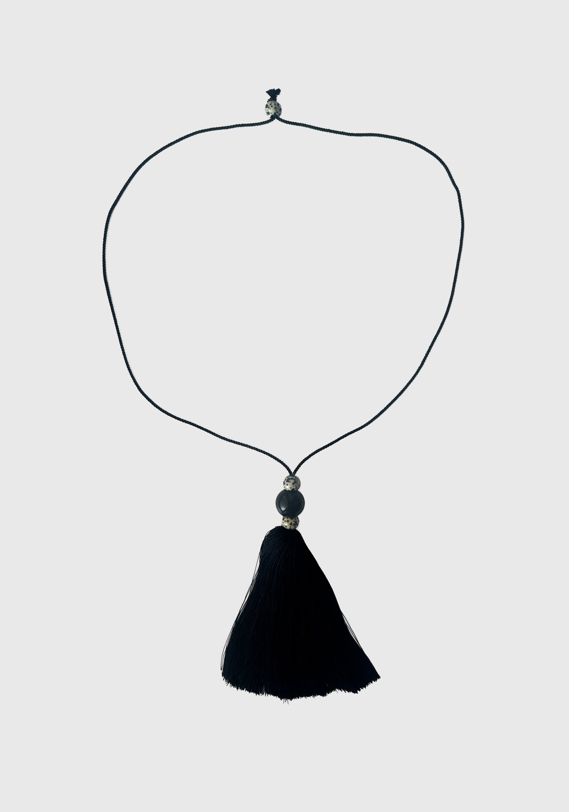 Tassel Necklace_Dalmation