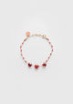 Trio Heart Bracelet_Red