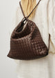 Bella Woven Convertible Bag_Chocolate