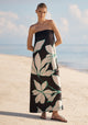 Willow Strapless Dress_Print